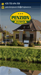 Mobile Screenshot of penzion-javornik.cz